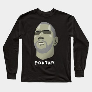 Poatan moai Long Sleeve T-Shirt